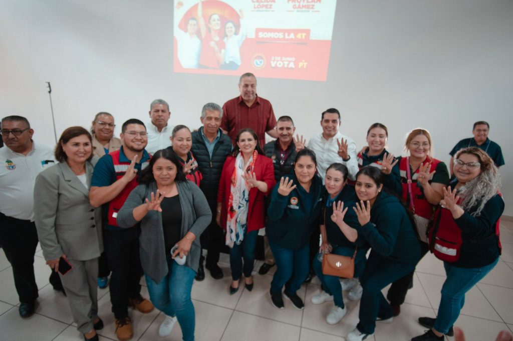 Se suma la Confederación de Trabajadores de México (CTM) al proyecto de Celida López y Froylán Gámez